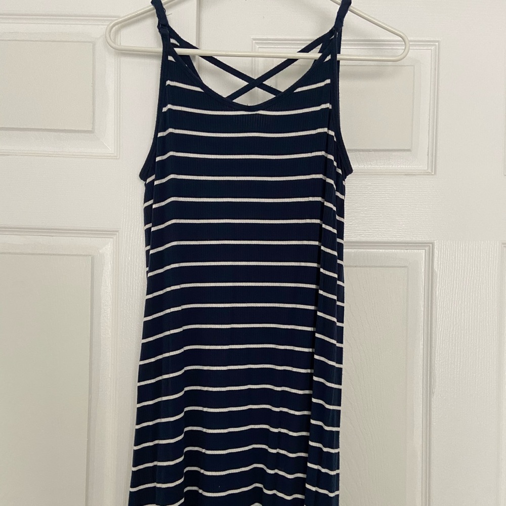 Mossimo Supply Co. Striped Tank Top Dress Size M